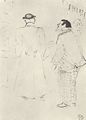 Toulouse-Lautrec, Henri de: Der erste Verkäufer bei Jourdan et Brown (Modehaus)