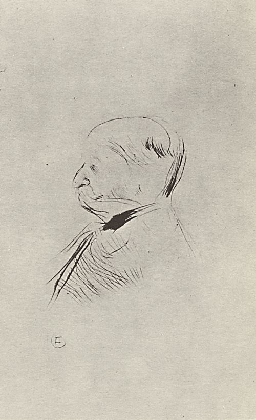 Toulouse-Lautrec, Henri de: Portrt eines Mannes