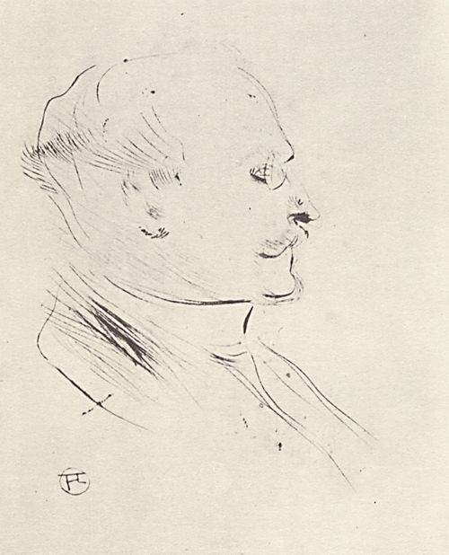 Toulouse-Lautrec, Henri de: Portrt des W.H.B. Sands, Grafikverleger