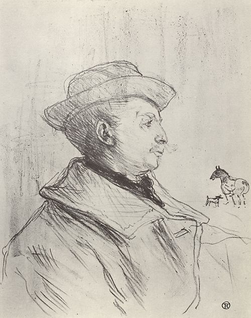Toulouse-Lautrec, Henri de: Calmse, sein Pferd und sein Hund