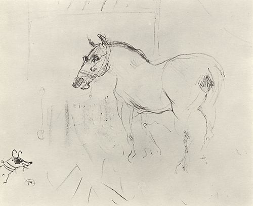 Toulouse-Lautrec, Henri de: Das kleine Pony und der Hund