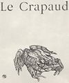 Toulouse-Lautrec, Henri de: Illustration zu Jules Renards »Histoires naturelles«, Die Kröte