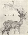 Toulouse-Lautrec, Henri de: Illustration zu Jules Renards »Histoires naturelles«, Der Hirsch
