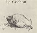 Toulouse-Lautrec, Henri de: Illustration zu Jules Renards »Histoires naturelles«, Das Schwein