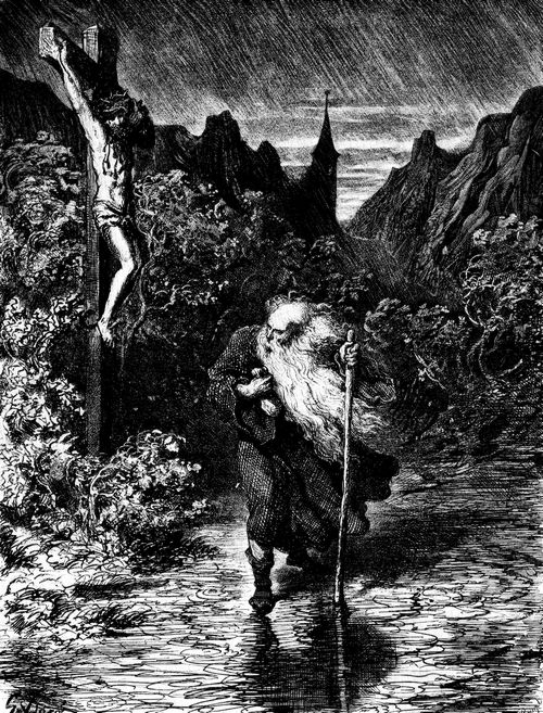 Dor, Gustave: Illustration zu Duponts »Der wandernde Jude«