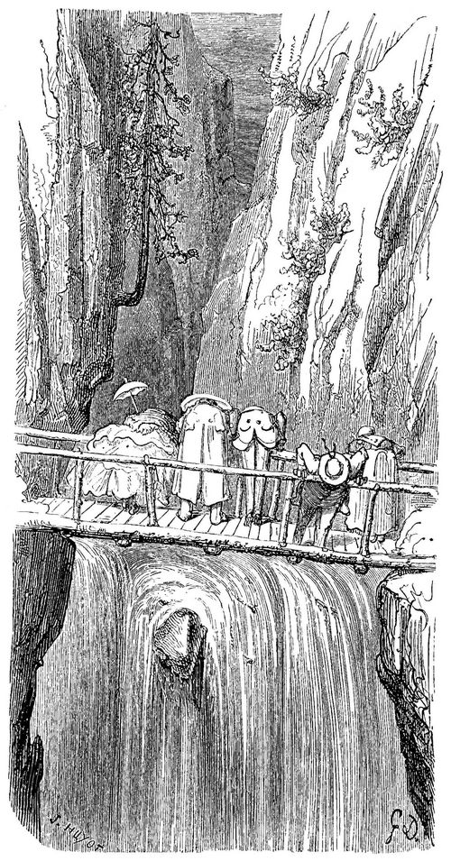 Dor, Gustave: Illustration zu »Die Reise wider Willen«