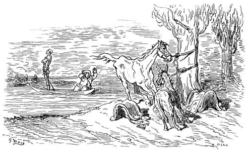 Dor, Gustave: Illustration zu Cervantes »Don Quichote«