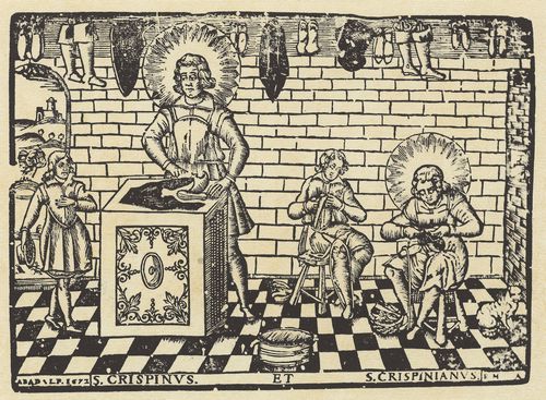 Abadal, Pere (Werkstatt): Die Heiligen Crispinus und Crispinianus