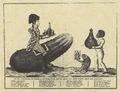 Spanischer Kupferstecher Anfang des 19. Jahrhunderts: Karikatur auf Joseph Bonaparte