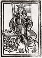 Holzschneider aus Kopenhagen um 1495: Dänischer König
