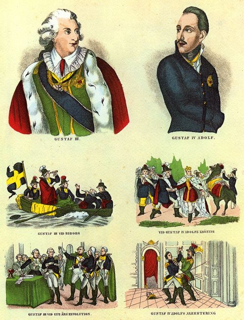 Huldberg, Per Adolf: Bilder aus dem Leben der schwedischen Könige Gustav III. und Gustav IV. Adolf