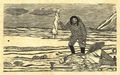 Holzschneider aus Godthaab um 1860: Kaissape tötet Oungortok