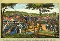 Kopenhagener Holzschneider um 1850: Einmarsch der dänischen Armee in Schleswig