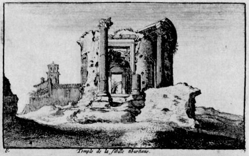 Hollar, Wenzel: Sibyllen-Tempel in Tivoli