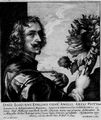 Hollar, Wenzel: Porträt Antonis van Dycks mit Sonnenblume
