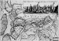 Hollar, Wenzel: Karte der Scheldemndung; Seeschlacht