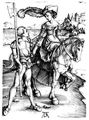 Dürer, Albrecht: Reitende Dame mit Landsknecht