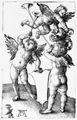 Dürer, Albrecht: Drei Putten mit Helm und Schild