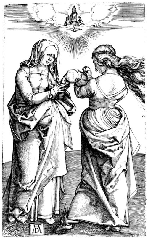 Drer, Albrecht: Die Jungfrau mit dem Christuskind und Hl. Anna (Hl. Anna selbdritt)