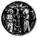 Dürer, Albrecht: Kreuzigung, Tondo