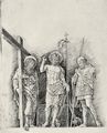 Mantegna, Andrea: Der auferstandene Christ zwischen Hl. Andreas und Hl. Longinus