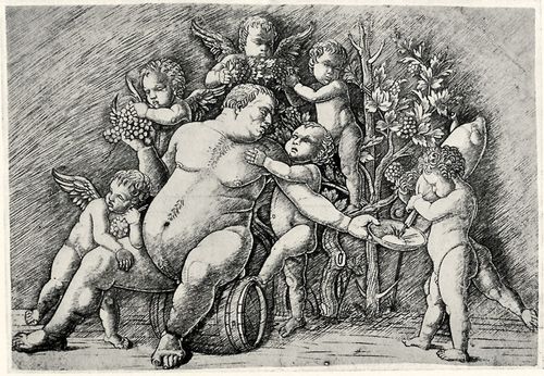 Mantegna, Andrea (Schule): Silenus mit einer Gruppe Kinder