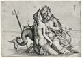 Barbari, Jacopo de': Triton und Nymphe