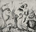 Barbari, Jacopo de': Alte Frau reitet auf Triton