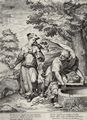 Carracci, Agostino: Jacob und Rachel am Brunnen