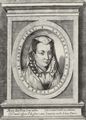 Carracci, Agostino: Porträt der Caterina Sforza