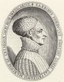 Campi, Antonio: Illustration fr Antonio Campis »Cremona fedelissima«, Portrt des Cabrino Fondulo, Vicar des Reiches von Cremona