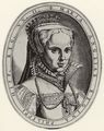 Campi, Antonio: Illustration fr Antonio Campis »Cremona fedelissima«, Portrt der Maria, Knigin von England