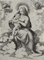 Carracci, Agostino: Madonna in den Wolken