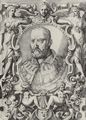 Carracci, Agostino: Illustration für Aldo Manuzios »Vita di Cosimo de' Medici«, Porträt des Cosimo de' Medici
