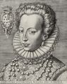 Carracci, Agostino: Porträt der Christine von Lothringen, Großherzogin der Toskana