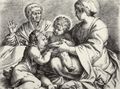 Carracci, Annibale: Madonna mit Hl. Elizabeth und Johannes dem Täufer (»La Madonna della Scodella«)