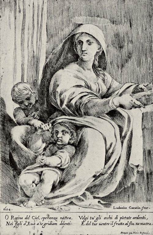 Carracci, Ludovico: Madonna und Kind mit Johannes dem Tufer