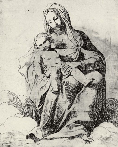 Carracci, Annibale: Madonna in den Wolken