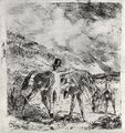 Degas, Edgar Germain Hilaire: Der Reiter steigt auf sein Pferd auf