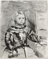 Degas, Edgar Germain Hilaire: Die Infantin Margareta (Nach Diego Vélazquez)