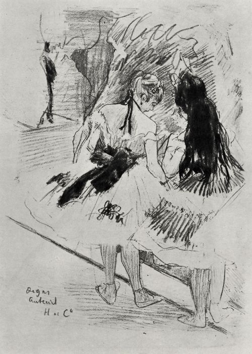 Degas, Edgar Germain Hilaire: Hinter der Bhne