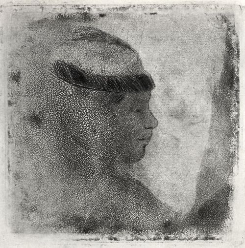Degas, Edgar Germain Hilaire: Kopf einer Frau