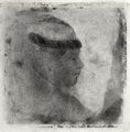 Degas, Edgar Germain Hilaire: Kopf einer Frau