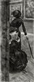 Degas, Edgar Germain Hilaire: Mary Cassatt, Im Louvre, Die Malerei