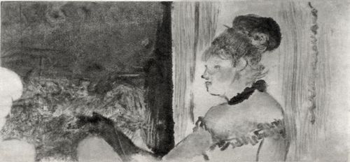 Degas, Edgar Germain Hilaire: Whrend des Kaffeehauskonzertes