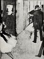 Degas, Edgar Germain Hilaire: Im Gang hinter der Bühne
