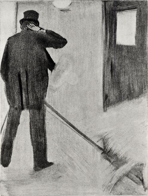 Degas, Edgar Germain Hilaire: Ludovic Halvy hinter der Bhne