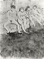 Degas, Edgar Germain Hilaire: In Erwartung, erste Fassung