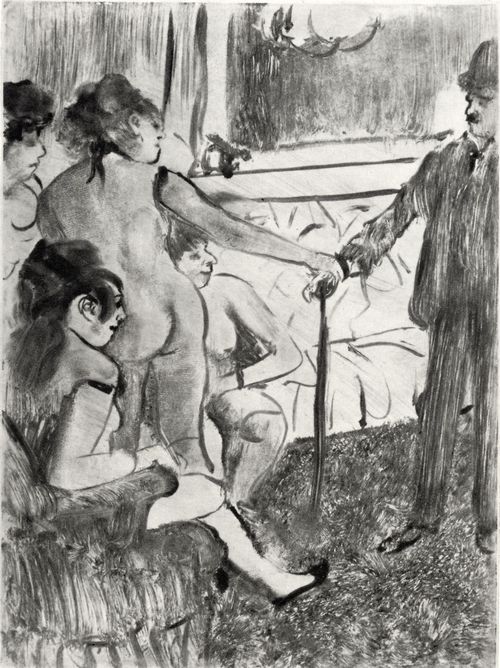 Degas, Edgar Germain Hilaire: Der serise Kunde