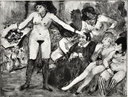 Degas, Edgar Germain Hilaire: Das Fest der Bordellbesitzerin